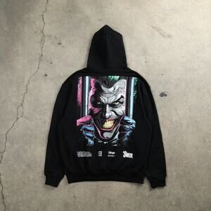 Joker x Civil Regime x Harley Quinn Soldout Limited Gotham Hoodie Black Size L